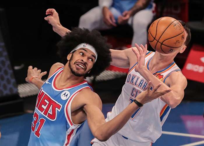 Brooklyn Nets center Jarrett Allen